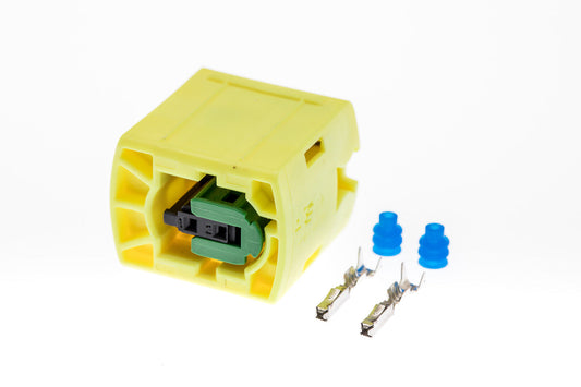 Connector  weiblich  2 polig mit Einzeladerabdichtungen & Crimpverbinder CSF10197