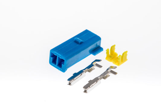 Connector  weiblich  2 polig mit Crimpverbinder CSF10203