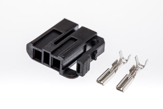 Connector  weiblich  2 polig mit Crimpverbinder CSF10204