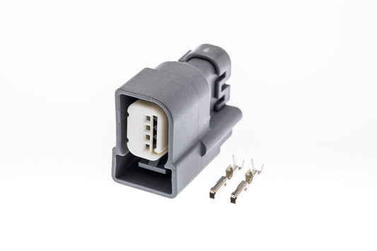 Connector  weiblich  2 polig mit Crimpverbinder CSF10209