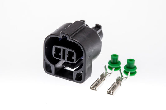 Connector  weiblich  2 polig mit Crimpverbinder CSF10211