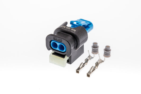 Connector  weiblich  2 polig mit Crimpverbinder CSF10217