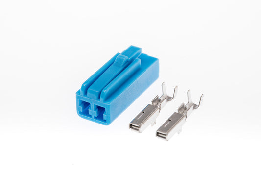 Connector  weiblich  2 polig mit Crimpverbinder CSF10221