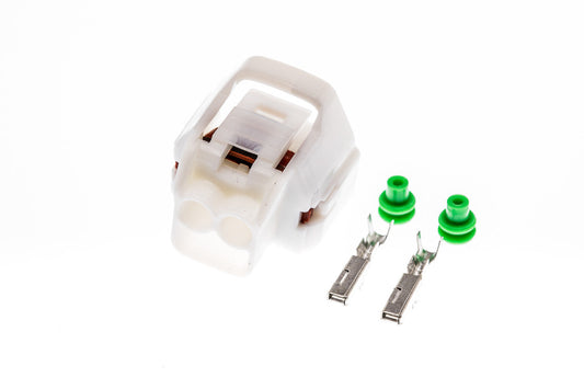 Connector  weiblich  2 polig mit Einzeladerabdichtungen & Crimpverbinder CSF10245