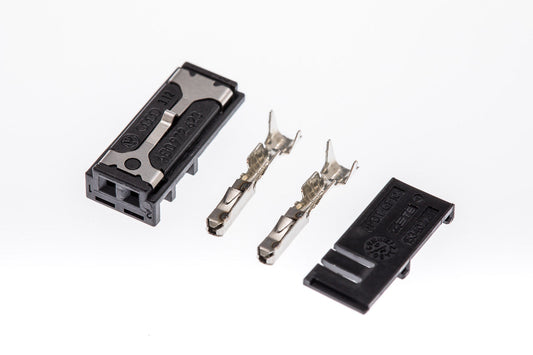 Connector  weiblich  2 polig mit Crimpverbinder CSF10246