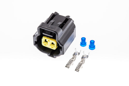 Connector  weiblich  2 polig mit Einzeladerabdichtungen & Crimpverbinder CSF10248