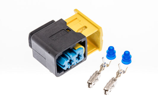 Connector  weiblich  2 polig mit Einzeladerabdichtungen & Crimpverbinder CSF10260