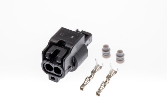 Connector  weiblich  2 polig mit Einzeladerabdichtungen & Crimpverbinder CSF10261