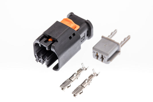 Connector  weiblich  2 polig mit Crimpverbinder CSF10263
