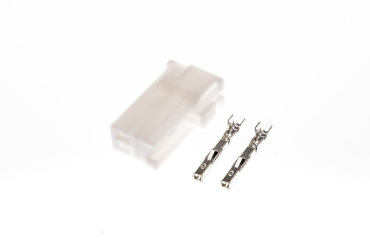 Connector  weiblich  2 polig mit Crimpverbinder CSF10264