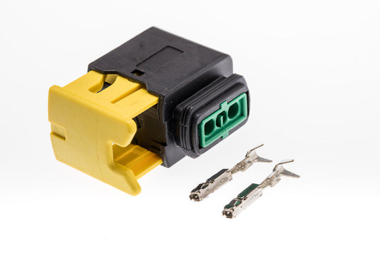 Connector  weiblich  2 polig mit Crimpverbinder CSF10286
