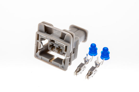 Connector  weiblich  2 polig mit Einzeladerabdichtungen & Crimpverbinder CSF10290