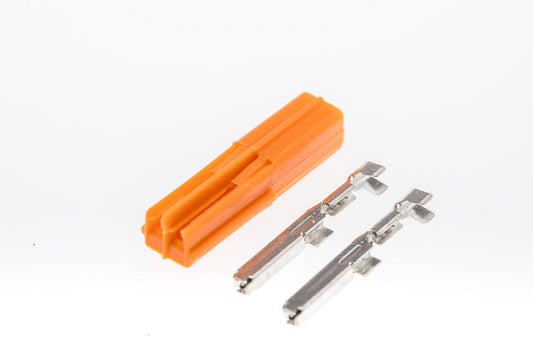 Connector  weiblich  2 polig mit Crimpverbinder CSF10307