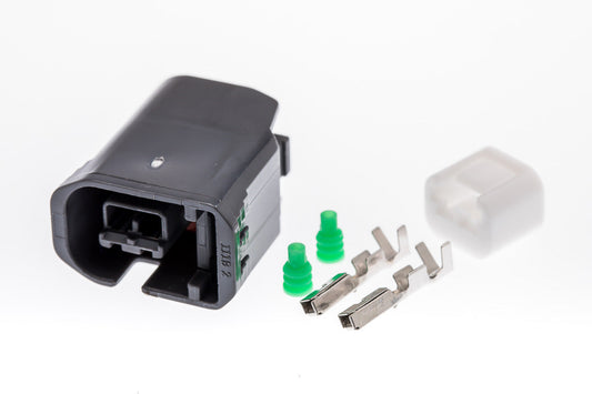 Connector  weiblich  2 polig mit Crimpverbinder CSF10322