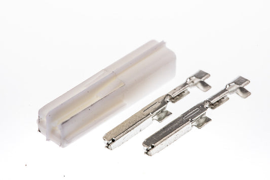 Connector  weiblich  2 polig mit Crimpverbinder CSF10338