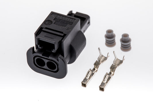 Connector  weiblich  2 polig mit Crimpverbinder CSF10341