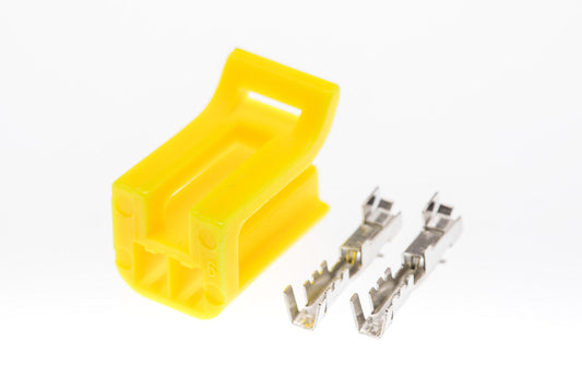 Connector  weiblich  2 polig mit Crimpverbinder CSF10343