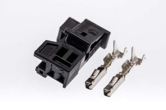 Connector  weiblich  2 polig mit Einzeladerabdichtungen & Crimpverbinder CSF10348