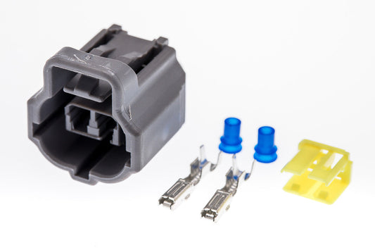 Connector  weiblich  2 polig mit Einzeladerabdichtungen & Crimpverbinder CSF10349