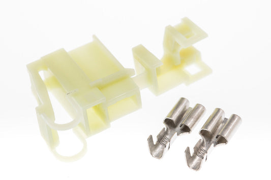 Connector  weiblich  2 polig mit Crimpverbinder CSF10360