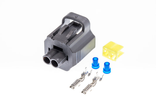 Connector  weiblich  2 polig mit Einzeladerabdichtungen & Crimpverbinder CSF10361