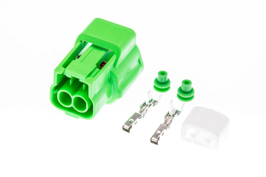 Connector  weiblich  2 polig mit Einzeladerabdichtungen & Crimpverbinder CSF10367