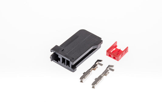 Connector  weiblich  2 polig mit Crimpverbinder CSF10378