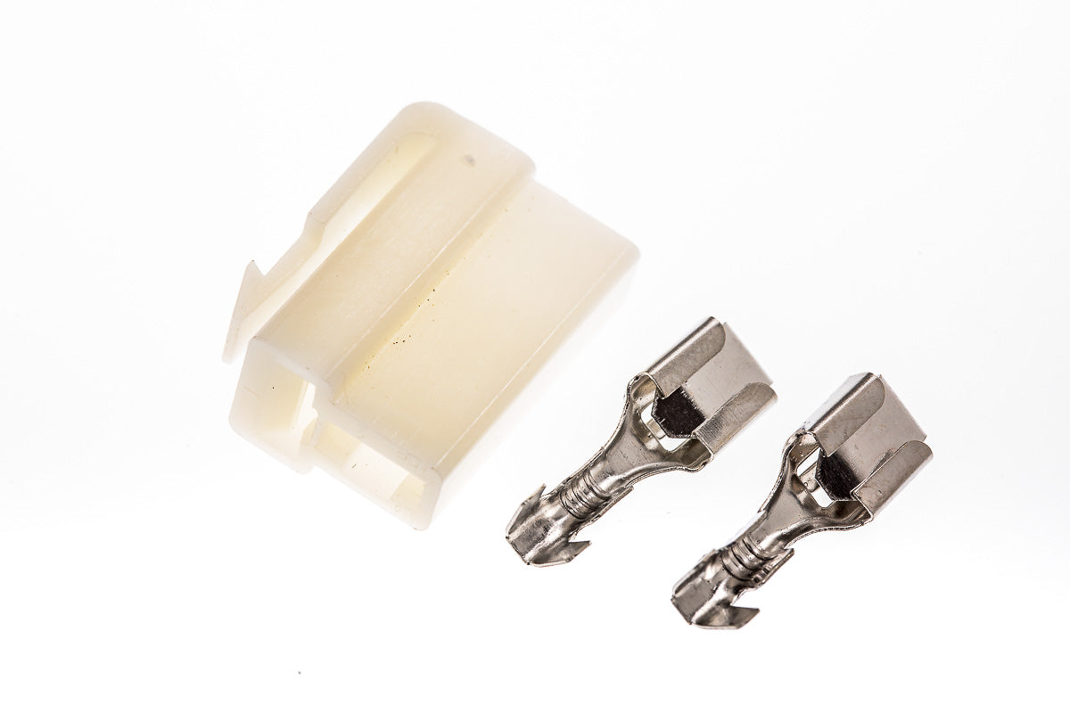 Connector  weiblich  2 polig mit Crimpverbinder CSF10381