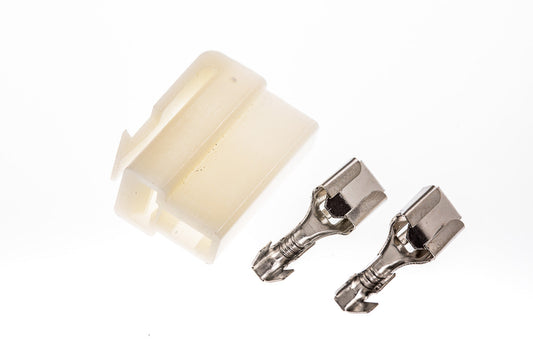 Connector  weiblich  2 polig mit Crimpverbinder CSF10381