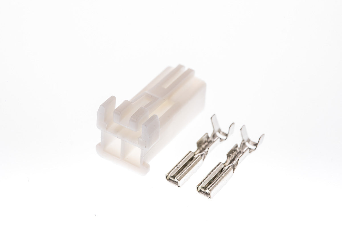 Connector  weiblich  2 polig mit Crimpverbinder CSF10385