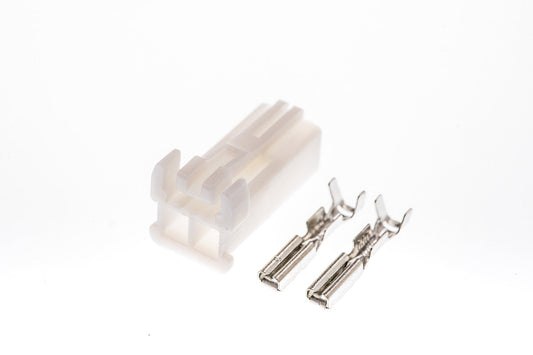 Connector  weiblich  2 polig mit Crimpverbinder CSF10385