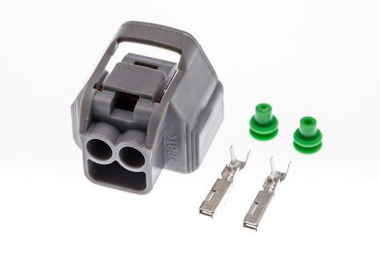 Connector  weiblich  2 polig mit Einzeladerabdichtungen & Crimpverbinder CSF10392