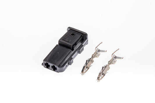 Connector  weiblich  2 polig mit Crimpverbinder CSF10397