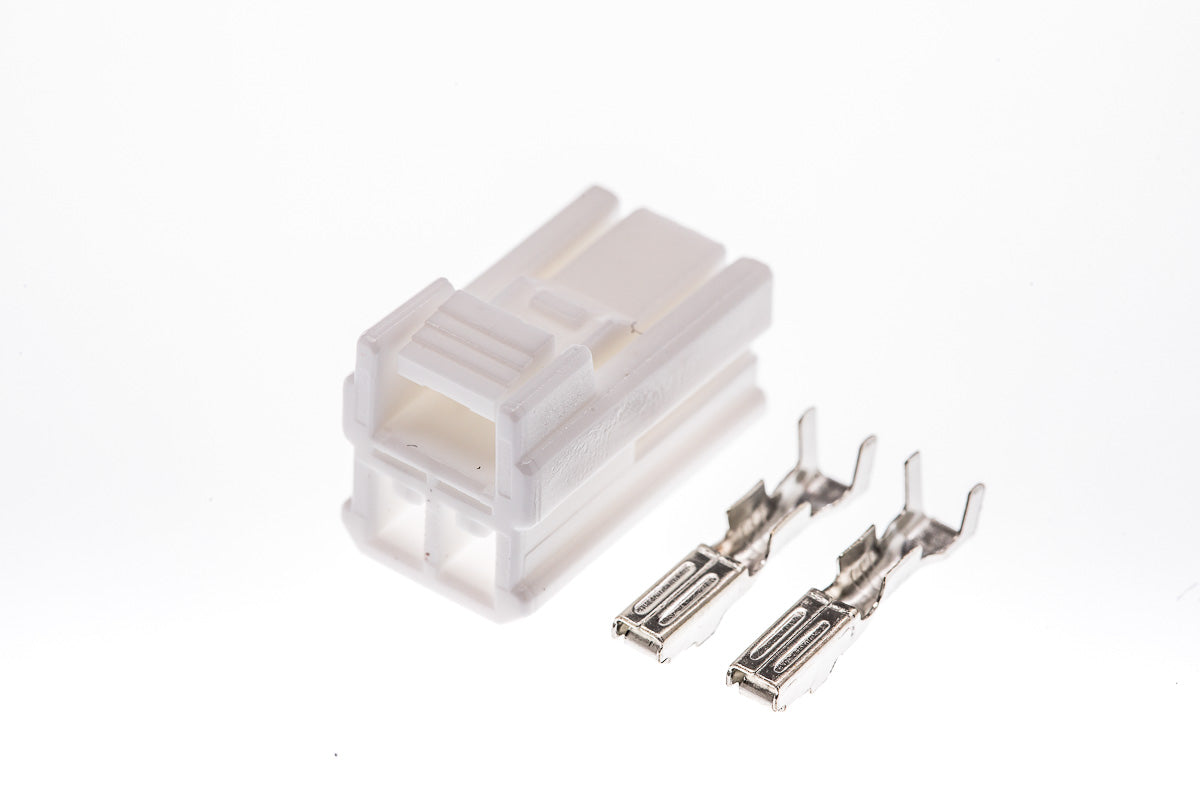 Connector  weiblich  2 polig mit Crimpverbinder CSF10401