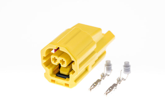 Connector  weiblich  2 polig mit Einzeladerabdichtungen & Crimpverbinder CSF10409