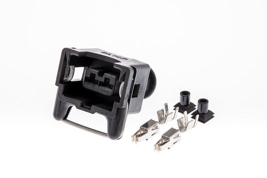 Connector  weiblich  2 polig mit Einzeladerabdichtungen & Crimpverbinder CSF10425