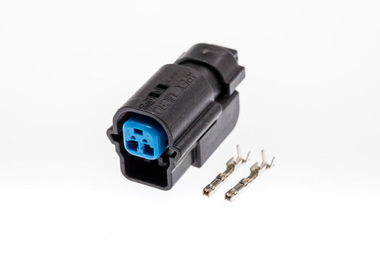 Connector  weiblich  2 polig mit Crimpverbinder CSF10433