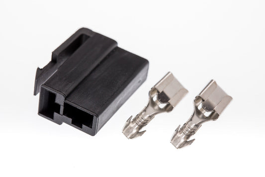 Connector  weiblich  2 polig mit Crimpverbinder CSF10438