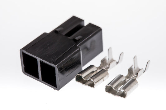 Connector  weiblich  2 polig mit Crimpverbinder CSF10441