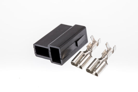Connector  weiblich  2 polig mit Crimpverbinder CSF10442