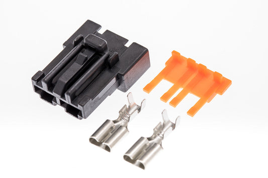Connector  weiblich  2 polig mit Crimpverbinder CSF10445