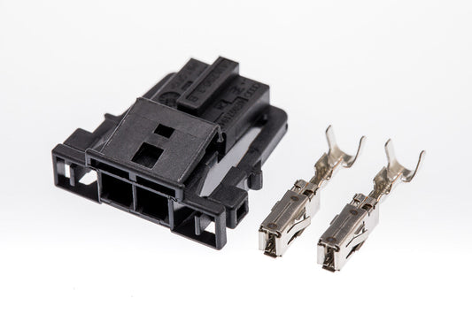 Connector  weiblich  2 polig mit Crimpverbinder CSF10448