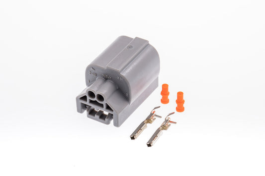 Connector  weiblich  2 polig mit Einzeladerabdichtungen & Crimpverbinder CSF10453