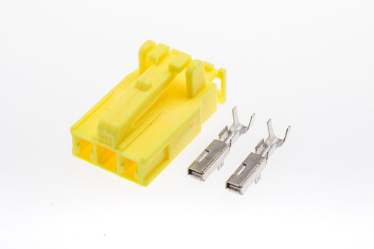 Connector  weiblich  2 polig mit Crimpverbinder CSF10458