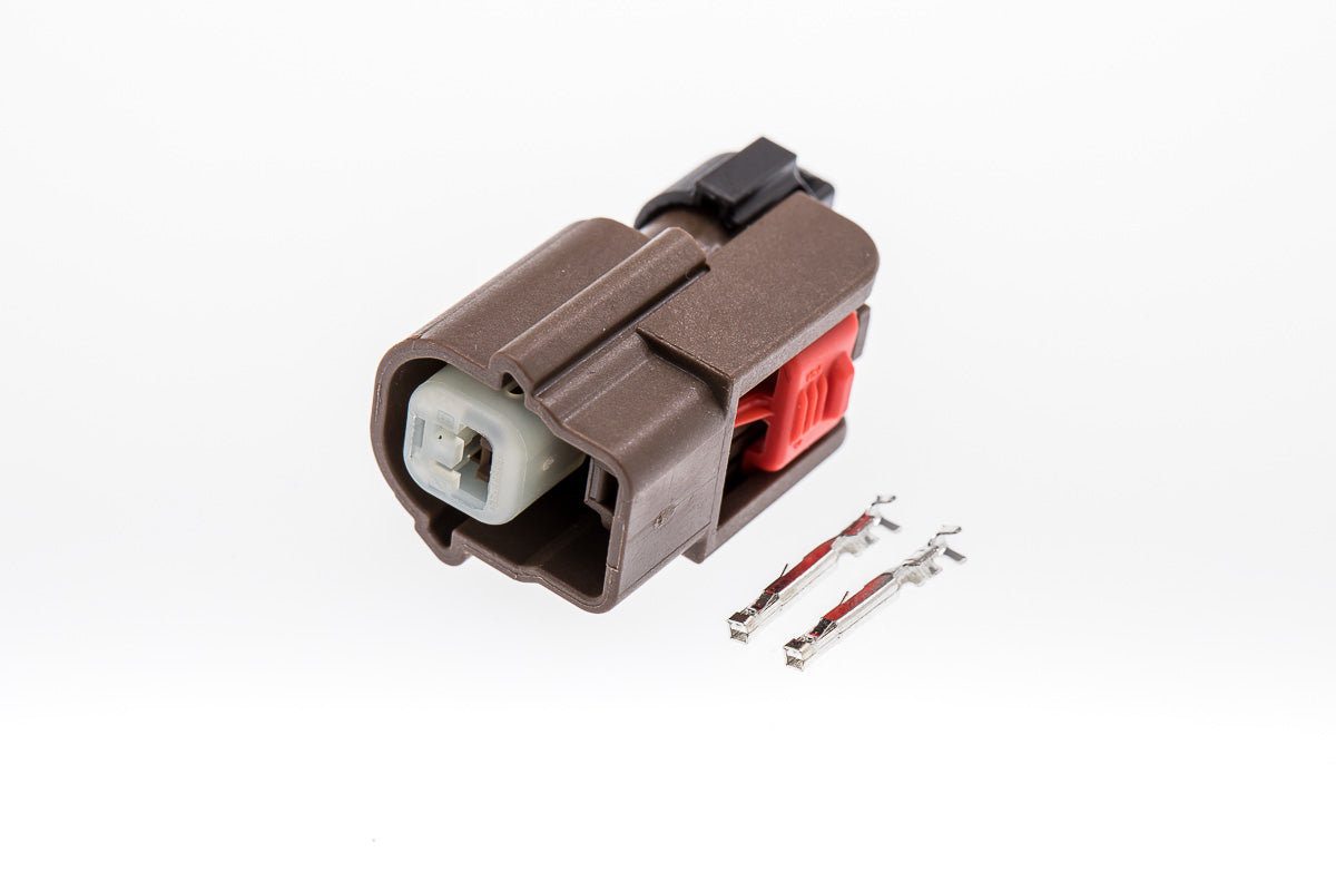 Connector  weiblich  2 polig mit Crimpverbinder CSF10485