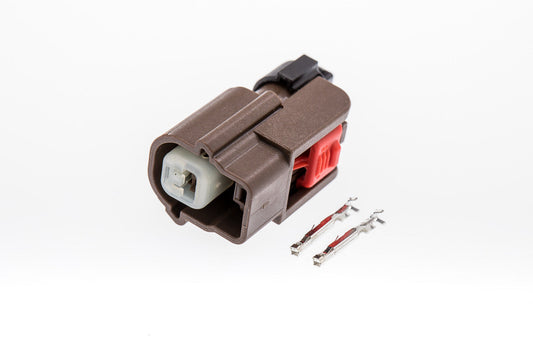Connector  weiblich  2 polig mit Crimpverbinder CSF10485