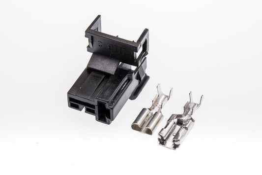 Connector  weiblich  2 polig mit Crimpverbinder CSF10488