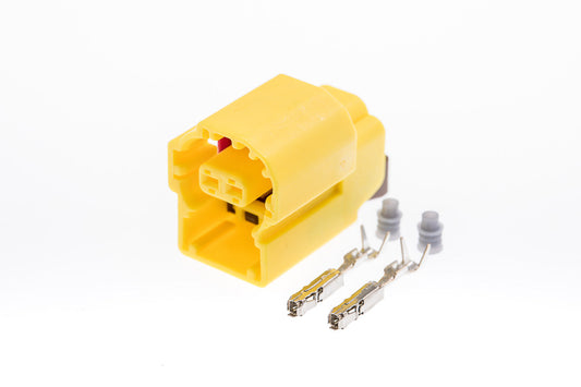 Connector  weiblich  2 polig mit Einzeladerabdichtungen & Crimpverbinder CSF10493