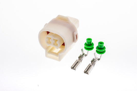 Connector  weiblich  2 polig mit Einzeladerabdichtungen & Crimpverbinder CSF10506