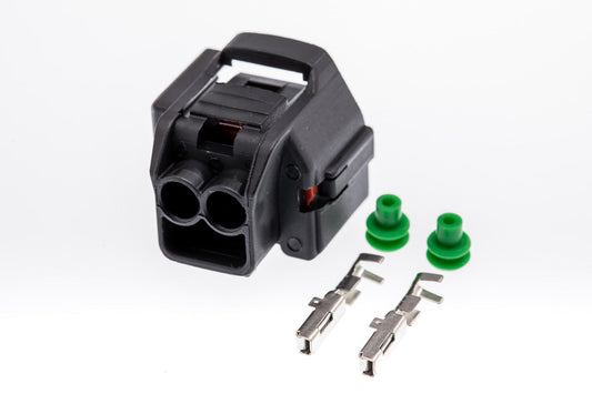 Connector  weiblich  2 polig mit Einzeladerabdichtungen & Crimpverbinder CSF10516